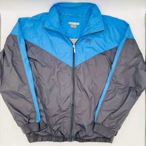 NIKE Men's Track Full Zip Jacket Nylon L Large 00s